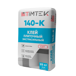 TimTek 140-K Клей плиточный экстрасильный 1,4МПа, класс С2Т, 25кг 